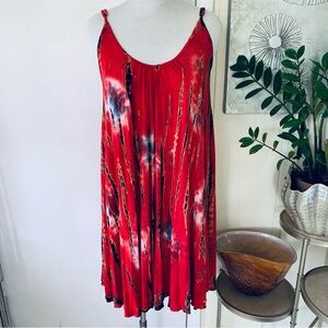 NWOT Delias Rayon Spaghetti Strap Pullover Dress size S